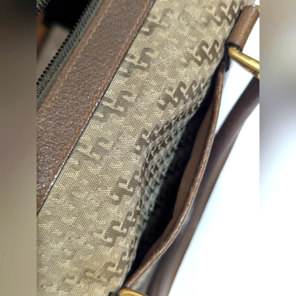 Gucci Brown and Tan Satchel - Authentic and Vintage - Picture 10 of 12